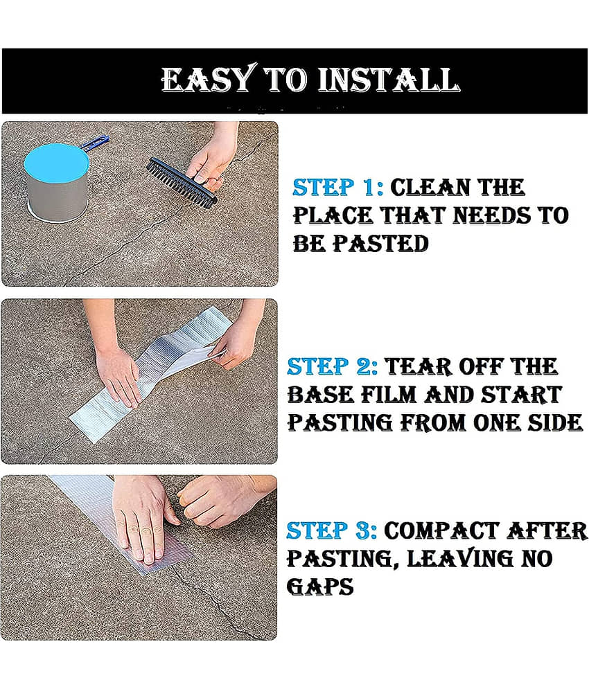 Super Strong Waterproof Butyl Rubber Tape for Roof, Window, Pipe Leak Repair – High Adhesion & Heat Resistant Sealant Roll view 2