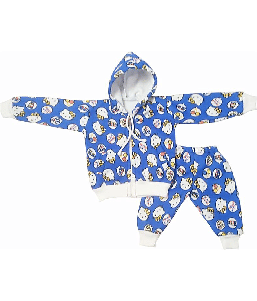 harshvardhanmart Unisex for Baby Fleece ( Blue )