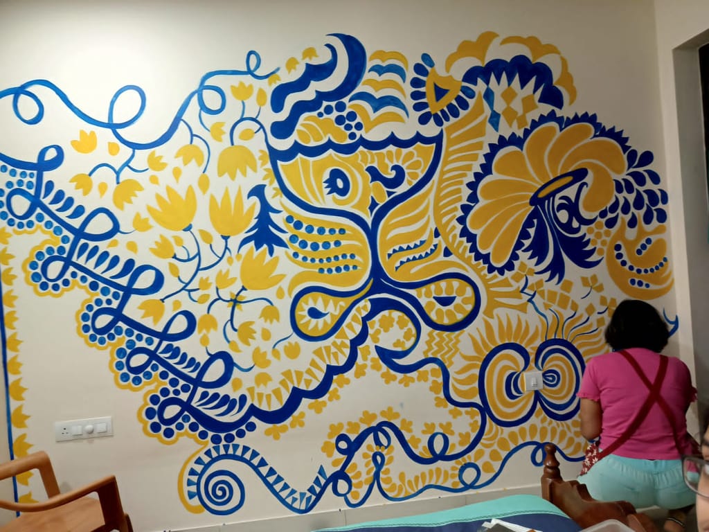 “The Sunshine Mural - Life goes on”, Hyderabad view 2