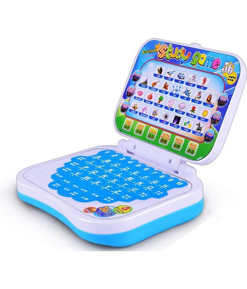 Villy Computer/Baby Laptop Toy Educational Abc And 123 Learning/Activity Fun Games With Words, Sounds & Music , Assorted view 2
