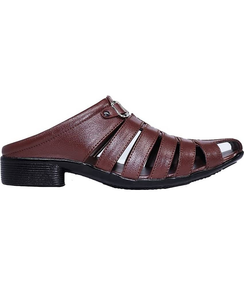 RAGE GAZE - Brown Men's Sandals view 2
