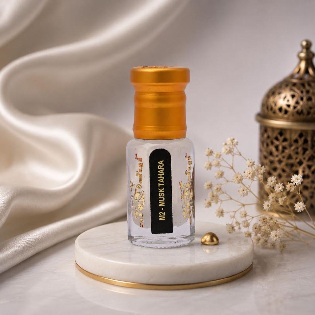 alnaqi fragrances Musk Al Tahara Attar 6ml - Original White Musk Oil, Alcohol Free Creamy Fragrance, Long Lasting Clean-Scent, Premium Arabic-Itra view 2