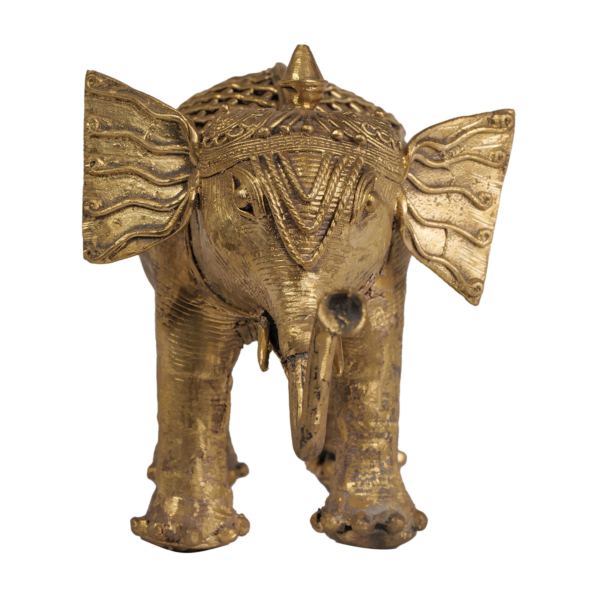 Jharcraft Dhokra Elephant Big (DK00578) view 2