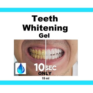 Teeth Whitening Gel Pack Of 5 For Men To Remove All Hard Stain In Just 10 Sec Teeth Whitening Liquid (75 ml) view 2