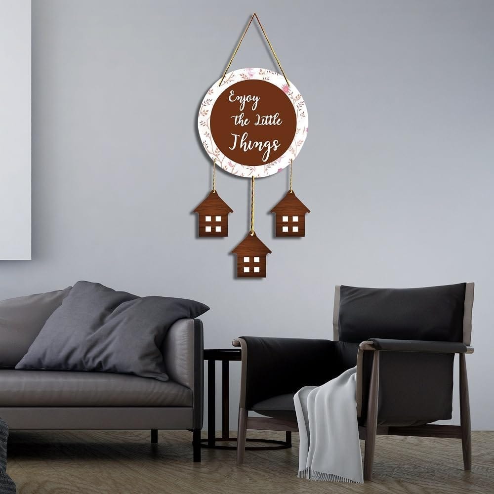 Charmor Enjoy the Little Things Decorative Wall Hanger for Home | Office | Living Room | Gifts | Bedroom | Door Hanging | Modern Wall Art | Door Hanging (WH3607) view 2
