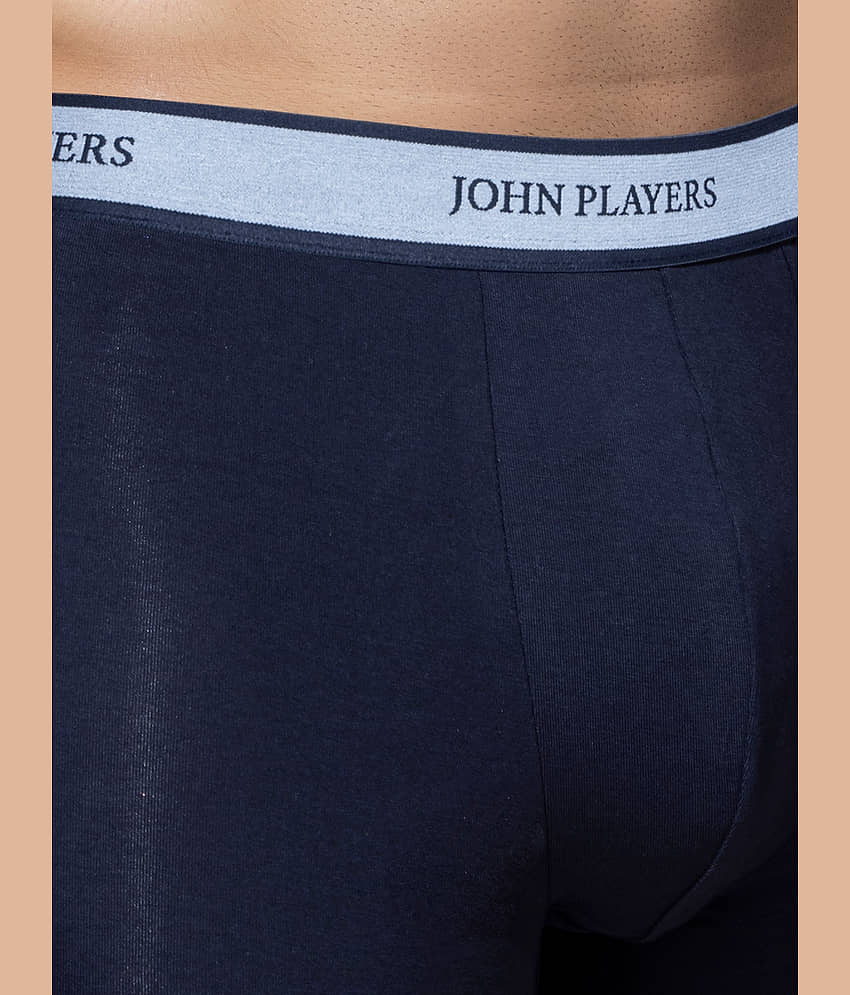 John Players Blue John Players Trunks Cotton Men's Trunks ( Pack of 1 ) view 2