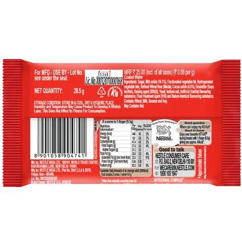 Nestle KitKat - Crispy Wafer Bar, 28.5 gm view 2