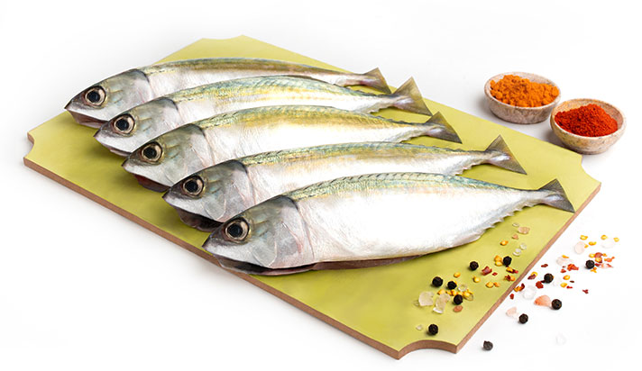 Mackerel (Bangda) Whole Cleaned