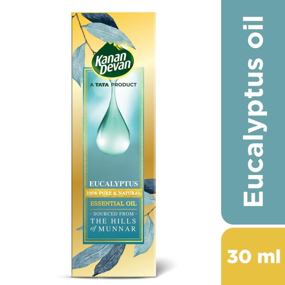 Kanan Devan Essential Oil, A TATA Product, Eucalyptus, Pure & Natural, 30ml view 2