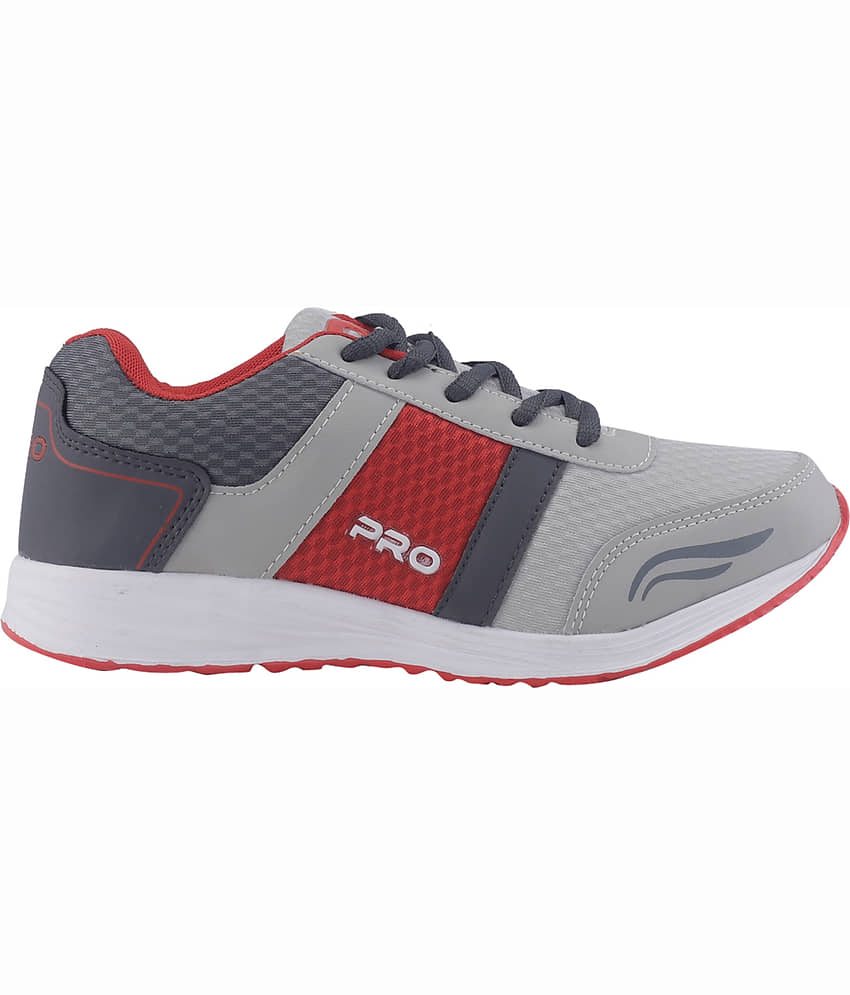 Khadim's Pro Boys Grey Dress Sneakers view 2