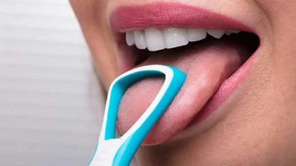 Elecsera Tongue Cleaner for Fights Bad Breath Oral Health Care Tool for Adults and Kids, Easy to Use,Travel Friendly pack of 2 view 2