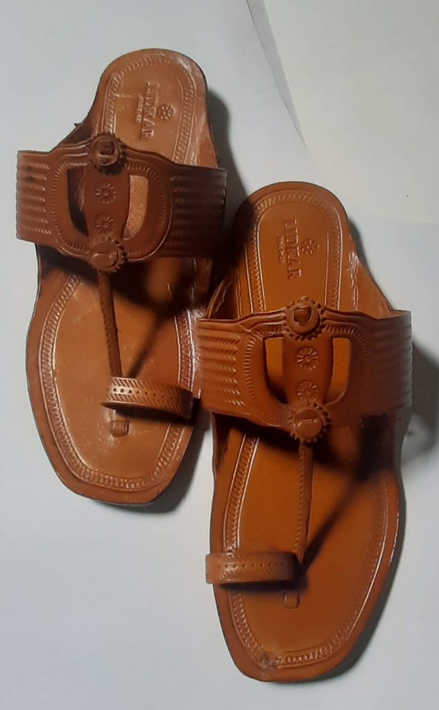 Kolhapuri Leather Chappal for Men view 2