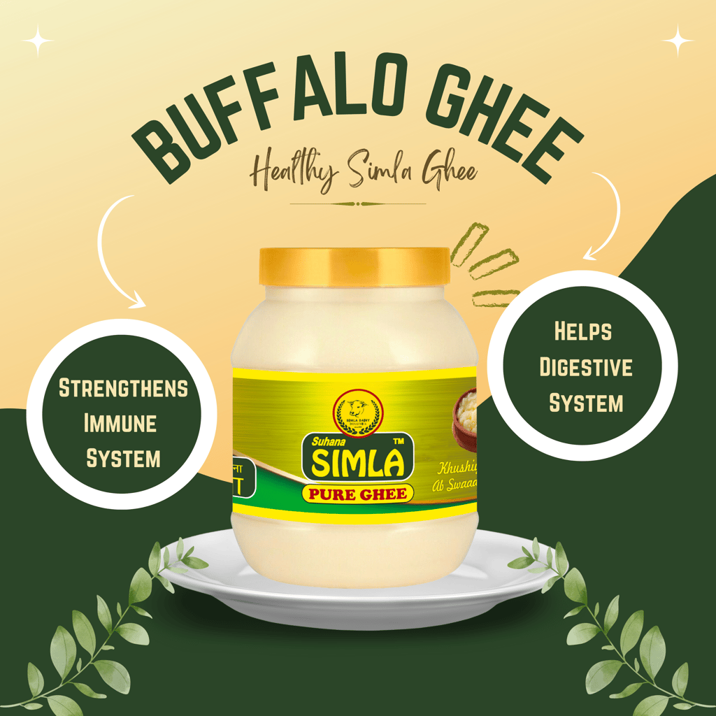 Suhana Simla Pure Buffalo Ghee 1L (Pack of 2) view 2