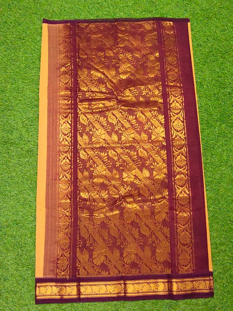 ADIVARAPUPETA KUPPADAM COTTON SAREE view 2