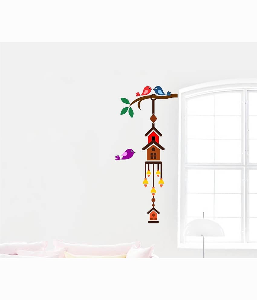 Inkfence Wall Sticker Birds ( 140 x 60 cms ) view 2