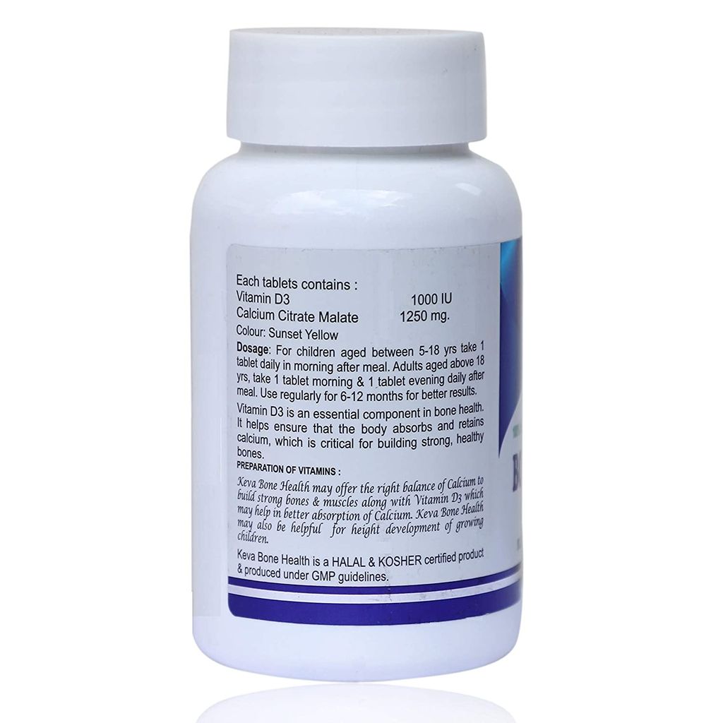Keva Bone Health Tablets for Make Strong and Healthy for Bones PACK OF 1 view 2
