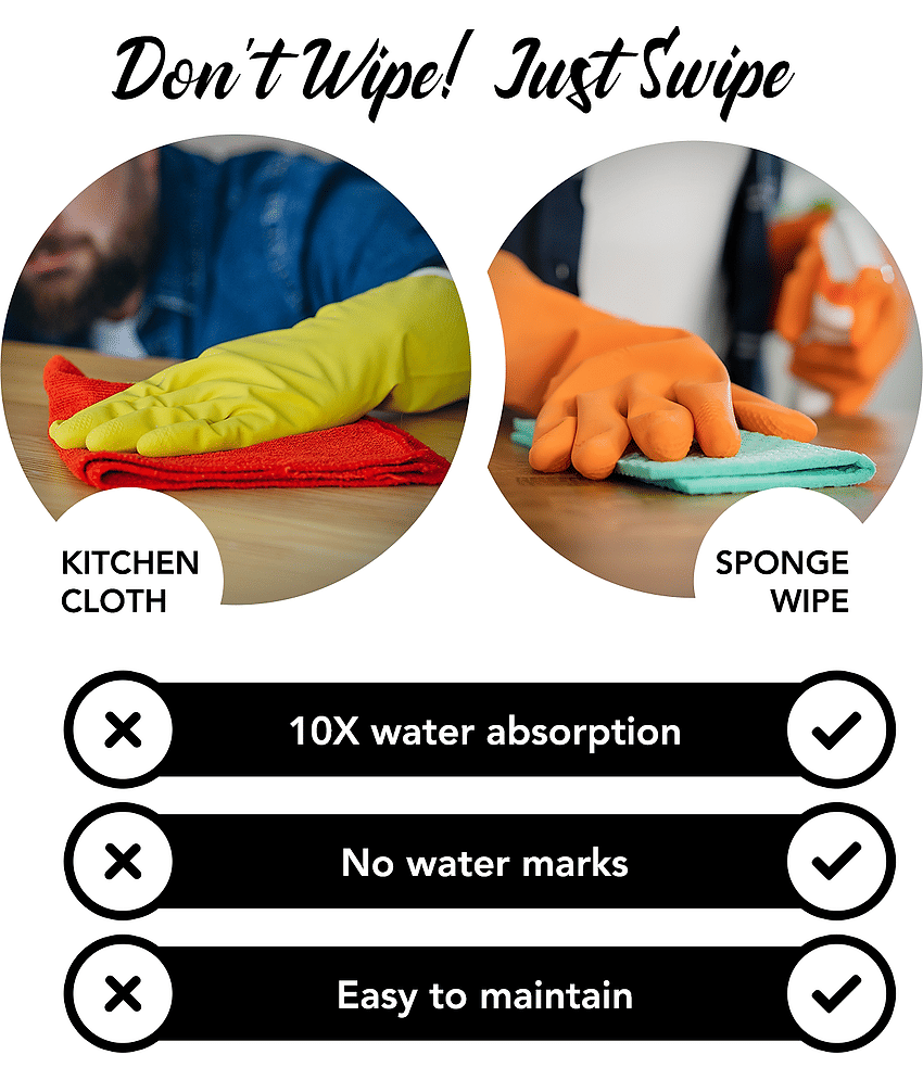 Grihalakshhmi cleaning wipe Sponge Wipe (Pack of 3) view 2