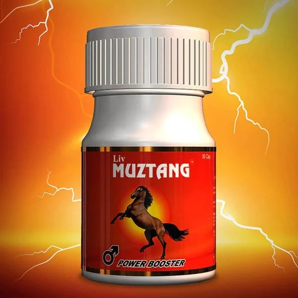 Liv Muztang Ayurvedic Power Booster Capsules for Men