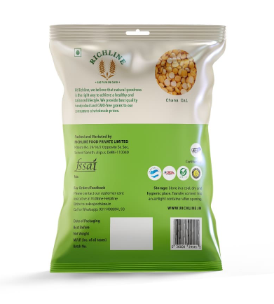 Richline Chana Dal, 1 Kg view 2