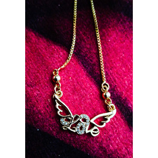 love chain gold n micron plated view 2