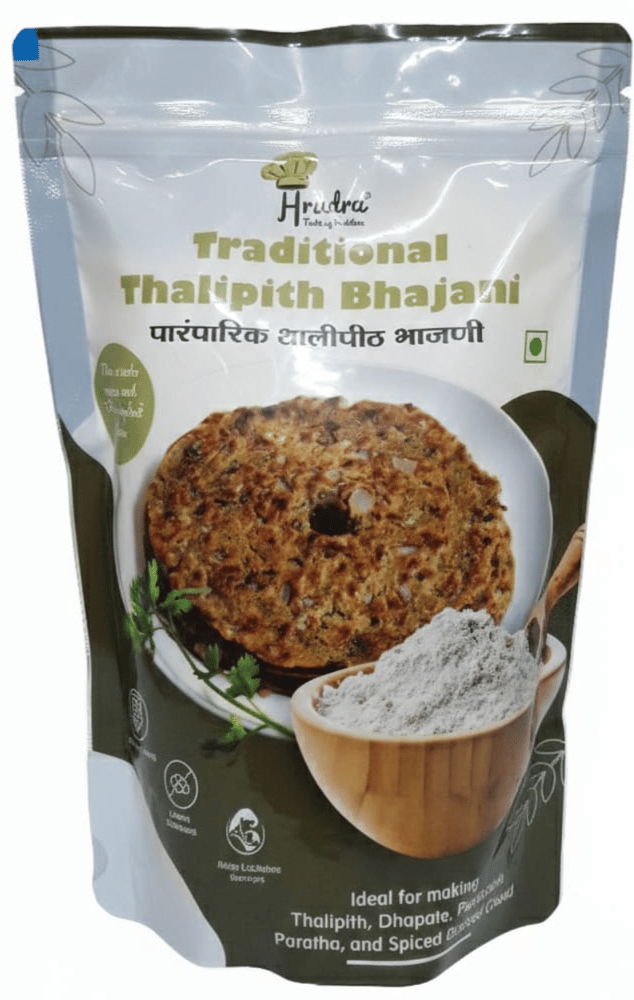 Hrudra Traditional Thalipith Bhajani – Multi-Grain Flour for Authentic Indian Delicacies