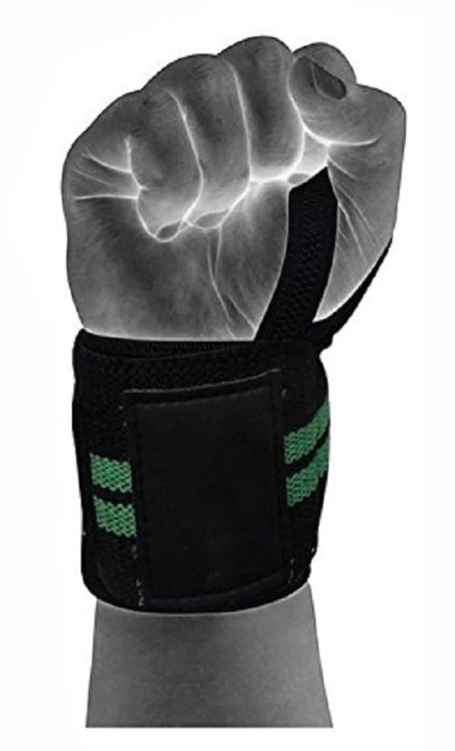 Body Smith Premium Weight Lifting Wrist Support Straps with Thumb Loop view 2