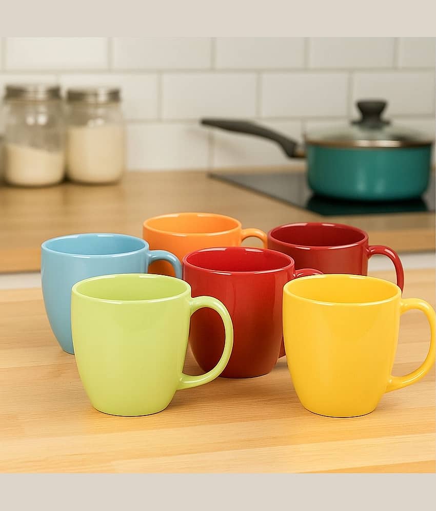 Love Unlimited Solid Bone China Tea Cup 150 ml ( Pack of 6 ) view 2