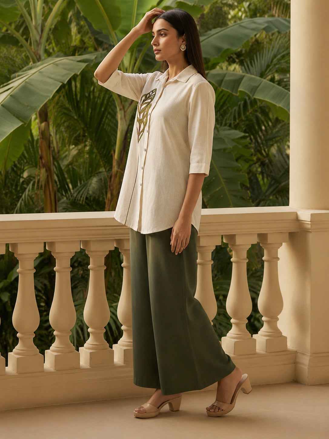 Cotton Flex Embroidered Co Ord Set view 2
