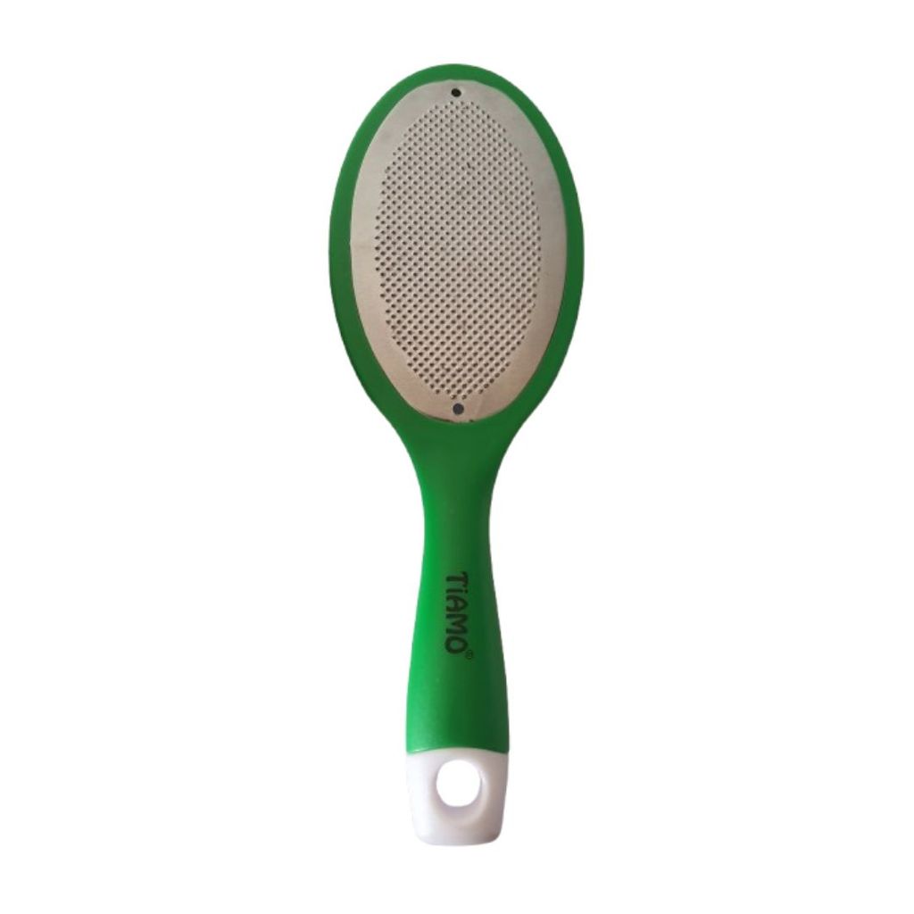 Plastic Oval Leg, Heel and Foot Scrubber for Dead Skin |Callus Remover | Pedicure Special Tool/Specially For Cracked Feet in green view 2