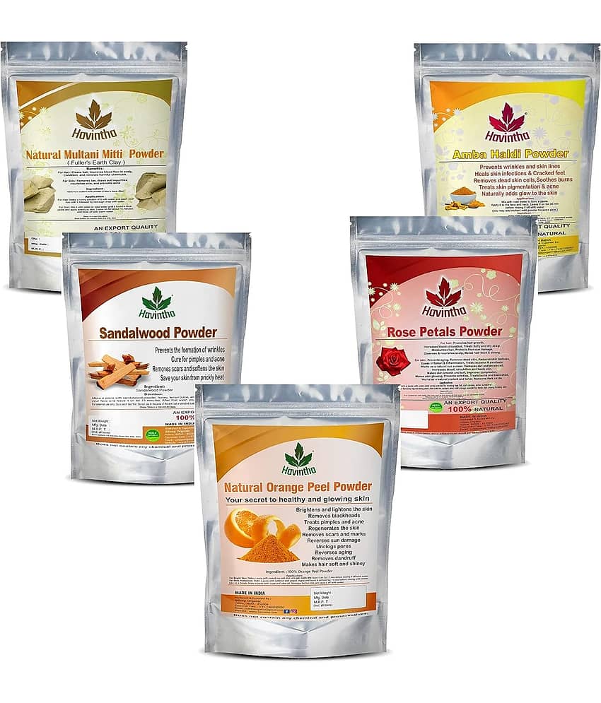 Havintha - Fairness Face Pack For Normal Skin ( Pack of 5 ) view 2