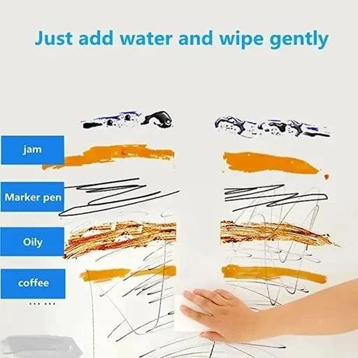 Suna Zebra Magic Eraser | Chemical-Free Multipurpose Nano-Tech Cleaning Foam | Removes Stains Instantly view 2
