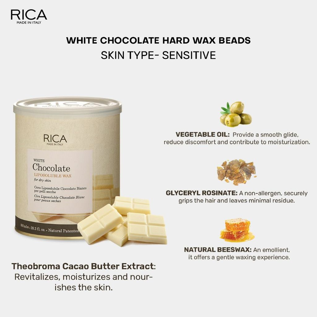 Rica White Chocolate Wax (800 ml) view 2