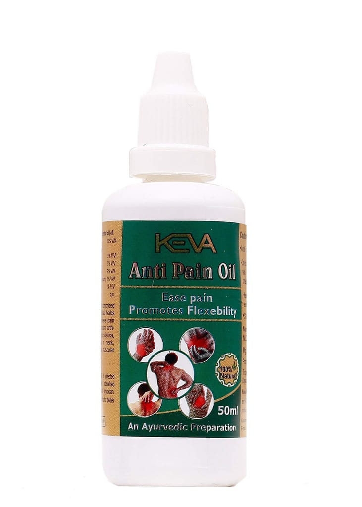 KEVA Herbal Natural Organic Anti Pain Oil for Joint and Body Pain (50 ml) - Pack of 2 view 2