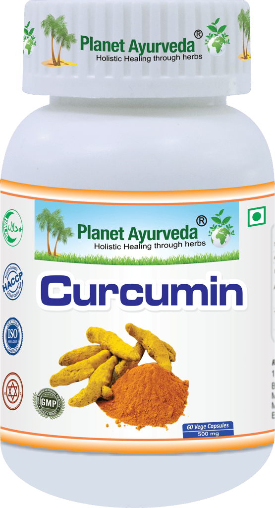 Planet Ayurveda Curcumin Capsules - 60 Vegetarian Capsules - 500mg - Supports Healthy Inflammatory Response* - by Planet Ayurveda