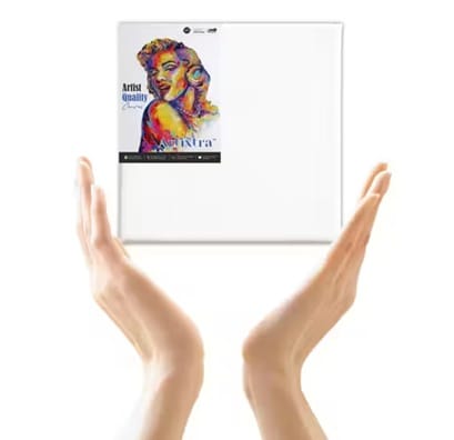 Canvas Board 5x5 Inch Pack of 9 for Painting & Art Practice view 2