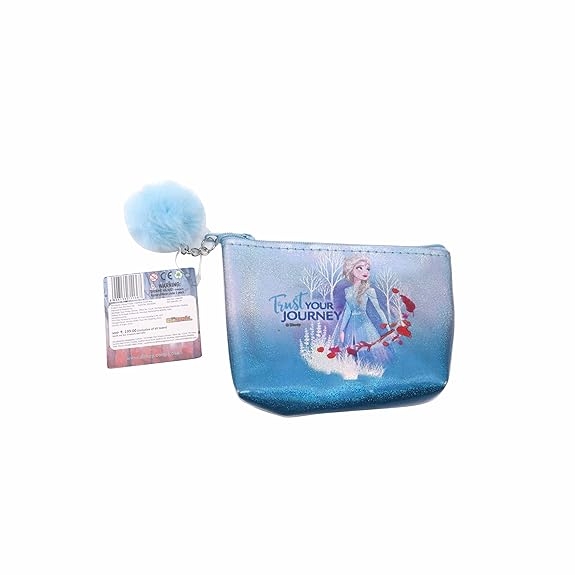 Li'l Diva Disney Frozen, Multipurpose Pouch In Blue Color For Baby Girls Kids 3 Years and Above view 2
