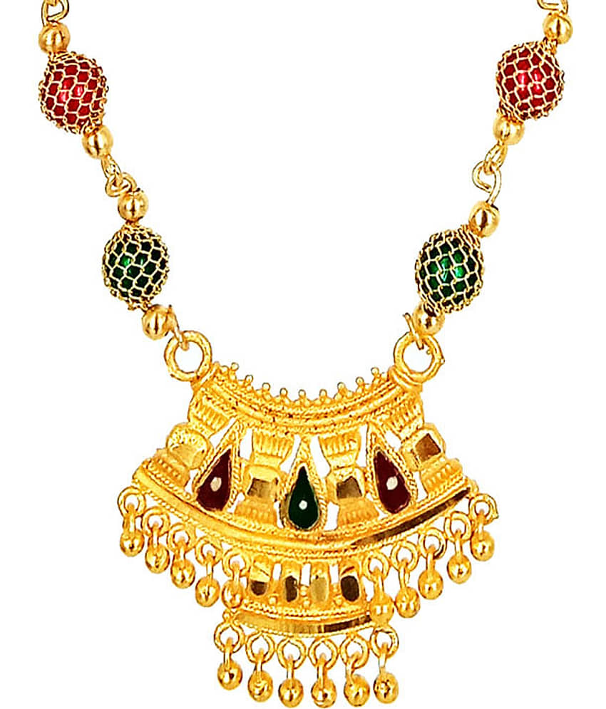 JIPPA - Golden Mangalsutra ( Pack of 1 ) view 2