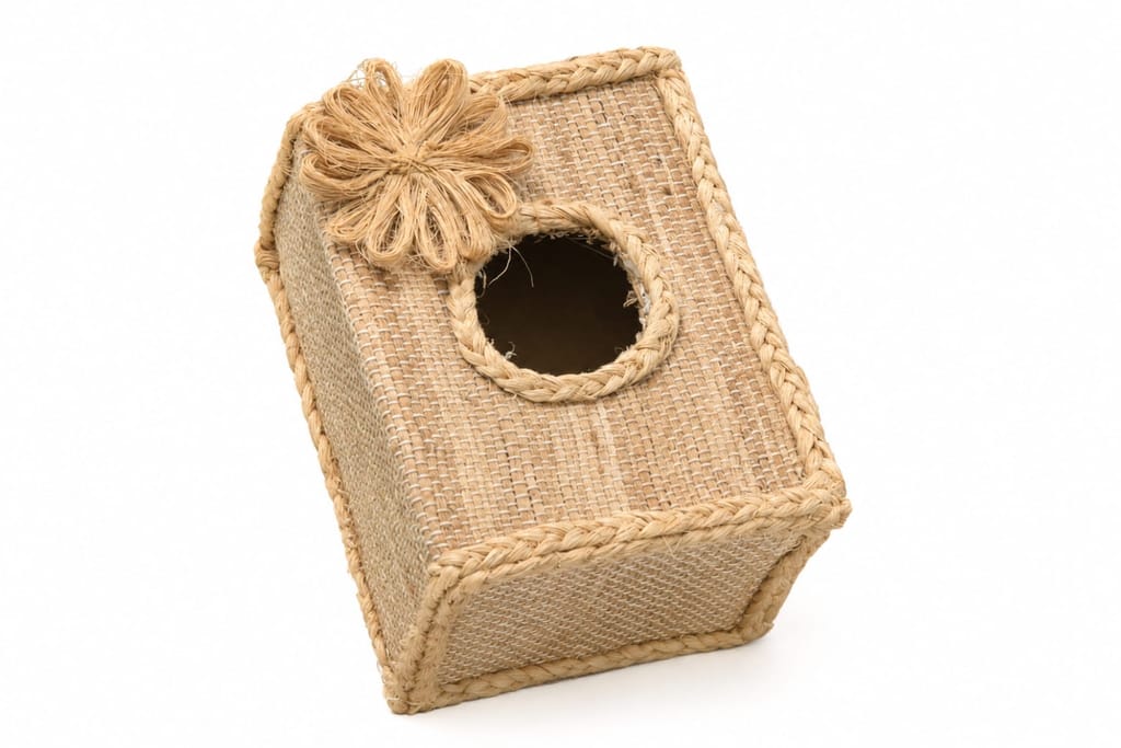 Banana Fiber Tissue Box view 2