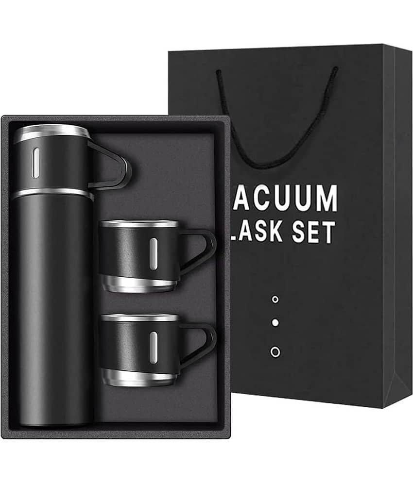 Bhavyta Black Thermosteel Flask ( 500 ml ) view 2