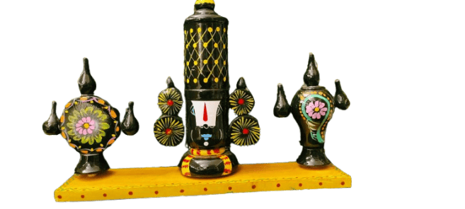 Wooden Balaji Temple Set for Home and Office Decor view 2