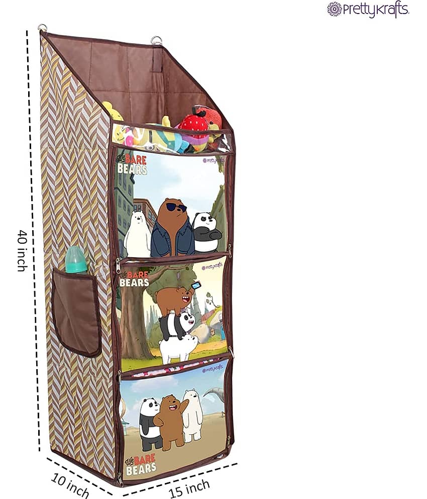 Scooby Doo Fun Rack, Folding Wall Hanging Shelves, Blue Yellow view 2