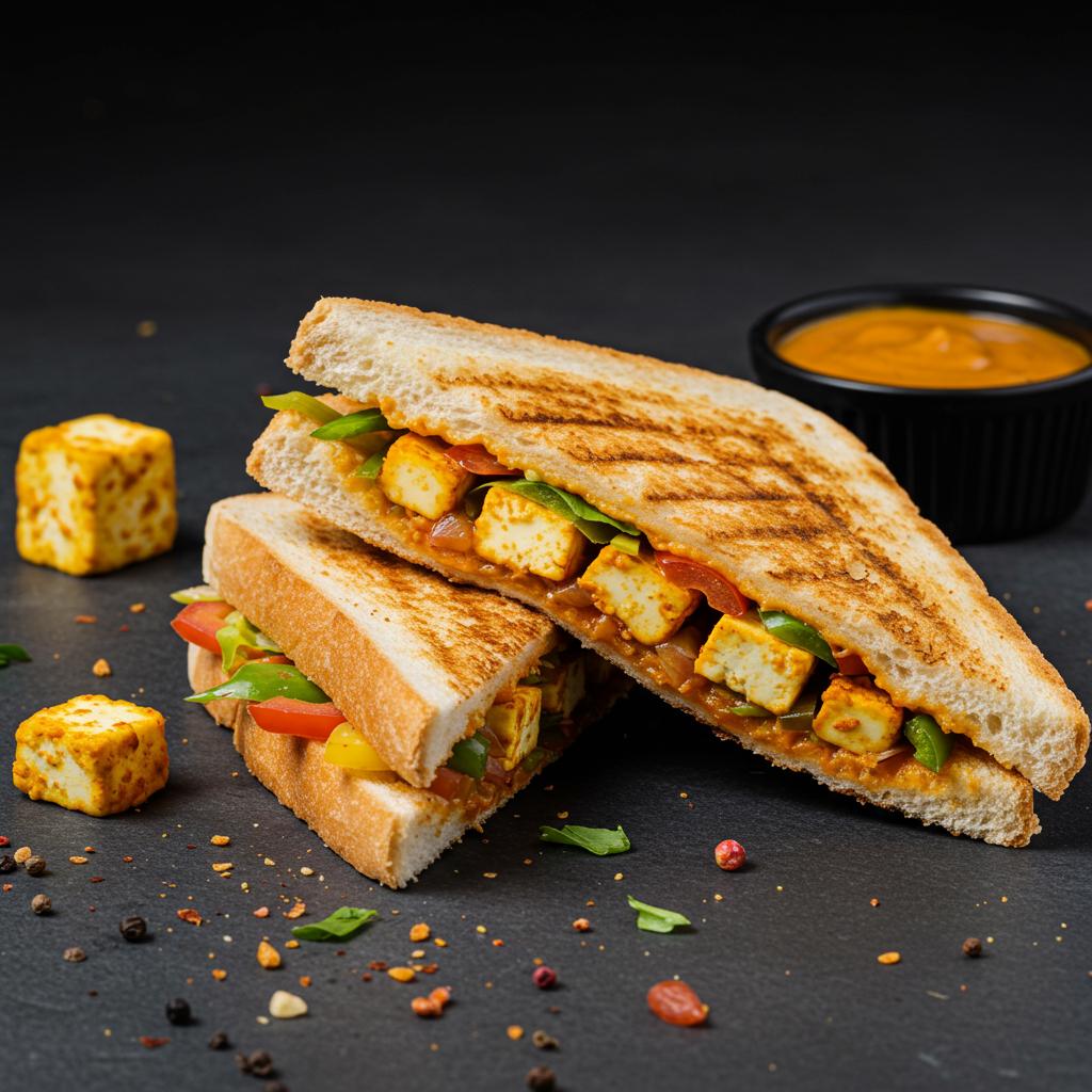 Veg Paneer Grilled Sandwich