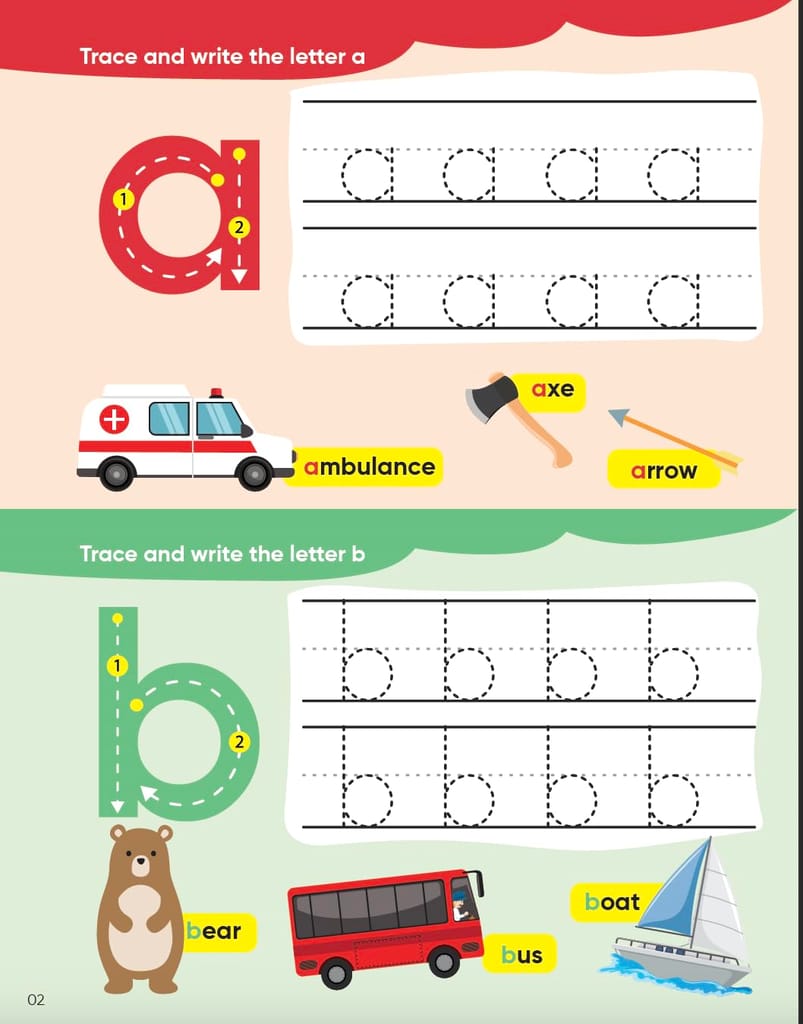 Edsmart Wipe and Clean: Small Letter Writing Book - kids reusable writing excercise book | Best Pencil Control Tracing Book for Kids with FREE Pen Included [16 pages]: Children Pre writing books [Paperback] [Jan 01, 2023] Edsmart Edu Services Pvt Ltd view 2