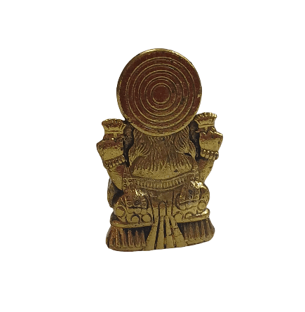 Exquisite Brass Idol of [Deity Name] - Home Decor & Spiritual Gift view 2