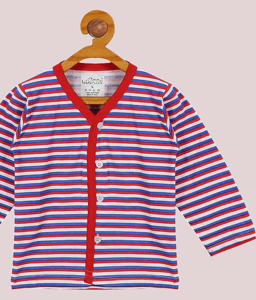 Babeezworld Pack of 1 Baby Boys Cotton T-Shirt ( Red ) view 2