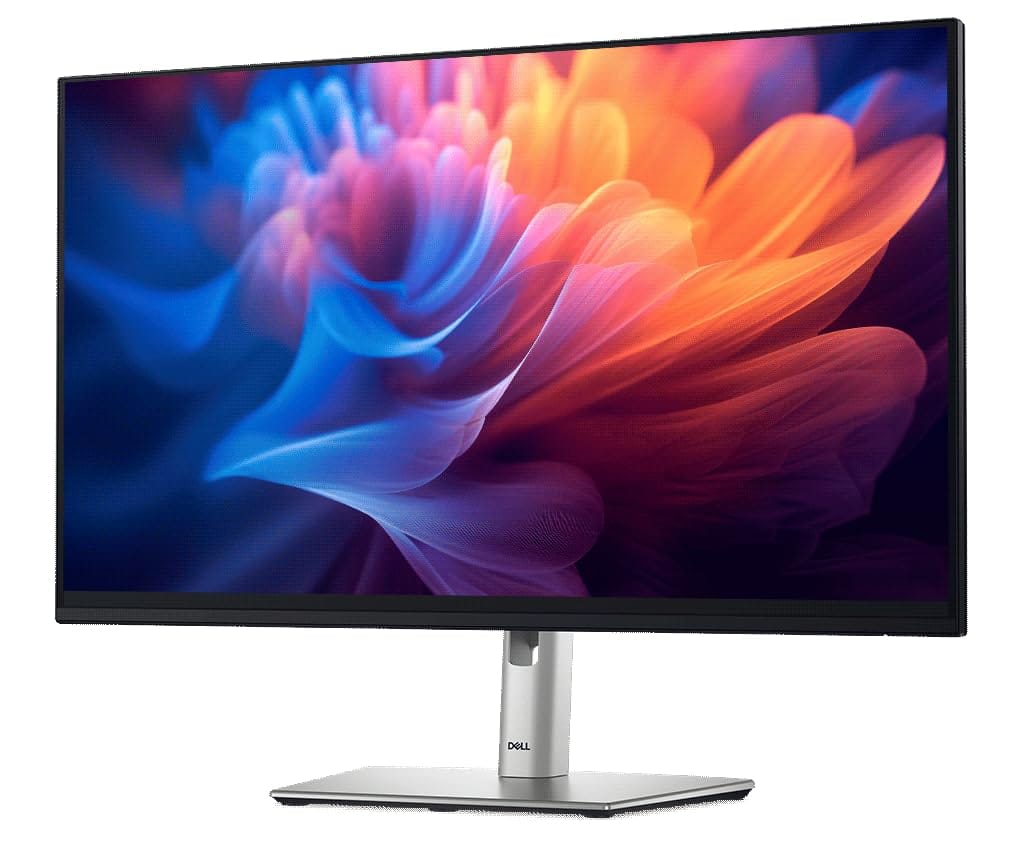 Dell-P2725HE-Black 27" (68.58cm) USB-C Hub FHD Monitor, IPS Panel, Refresh Rate 100Hz, Response Time 5ms (F) Ports: HDMI (1) | DP 1.4 (2) | RJ45 (1) | 3.2 Gen1 Type-C (2) | 3.2 Gen1 Type-A (3) view 2