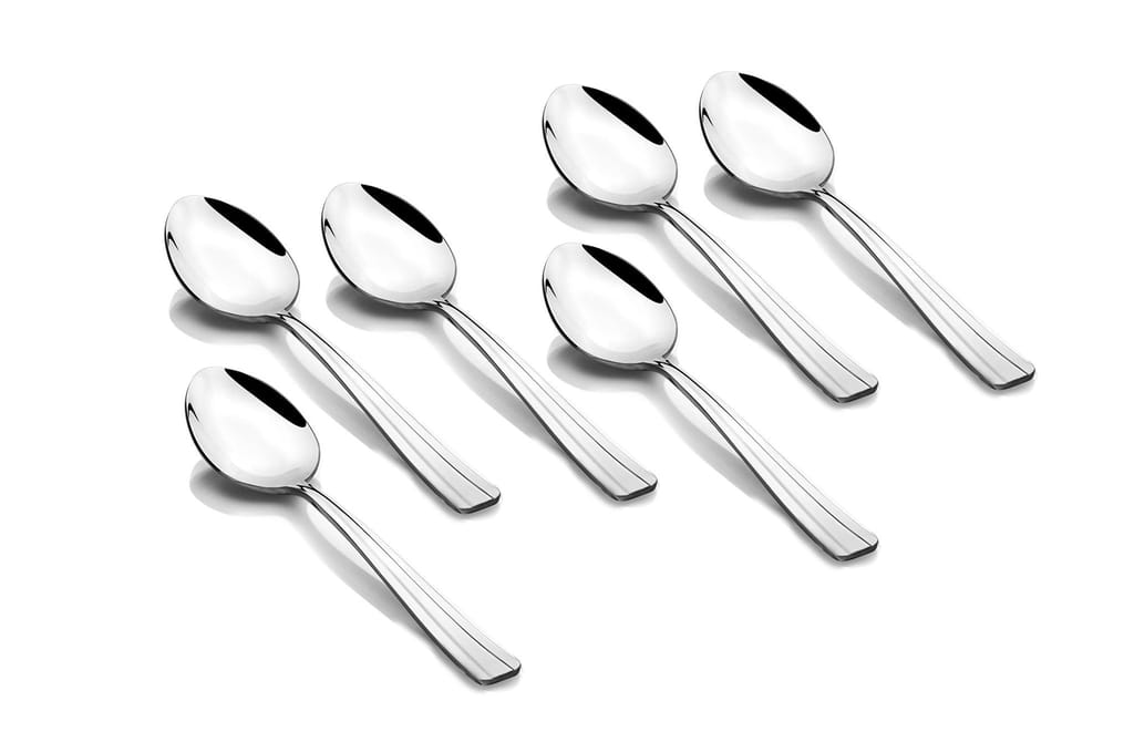 FnS Venice 24 Pc Stainless Steel Cutlery Set with Leatherette Box Packaging (6 Dinner Spoon, 6 Dinner Fork, 6 Tea Spoon, 6 Dinner Knives) view 2