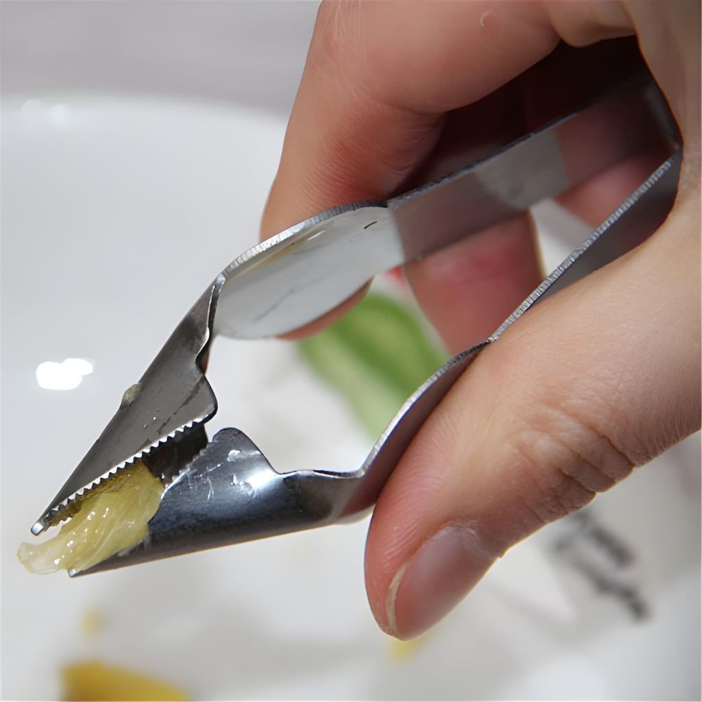 Heavy Duty Stainless Steel Pineapple Eye Remover Tool | Pineapple Eye Peeler & Seed Remover | Manual Fruit Corer, Cutter & Slicer Kitchen Tool (Original) view 2