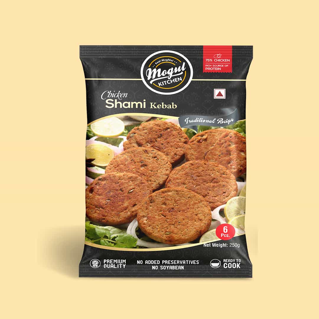 Mogul Kitchen Chicken Shami Kebab, 250 gm