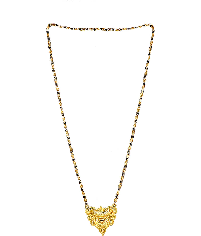 JIPPA - Golden Mangalsutra ( Pack of 1 )